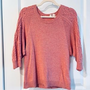 Moth Anthropologie Sweater Rose colored